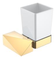 Стакан для зуб.щеток NEW VENTURO, золото