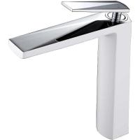 VENTURO Смеситель для умывальника высокий, цвет белый хром