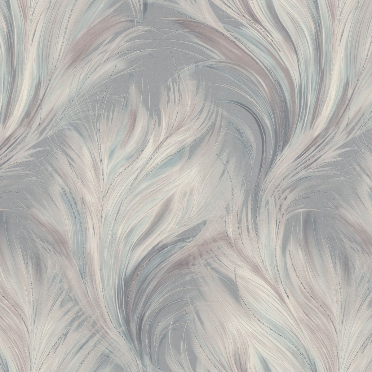 Обои Евро Декор Libertango, винил на флизелиновой основе, 1,06*10,05м, Серо-зелённый мотив