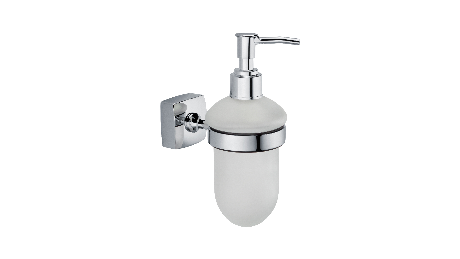 Дозатор жидкого мыла Fixsen Kvadro, хром (FX-61312)