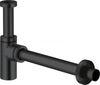 Сифон для раковины Kludi бутылочный, черный матовый (1002039-00)