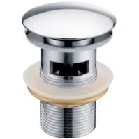 Донный клапан для раковины хром с переливом Gid CH100-1