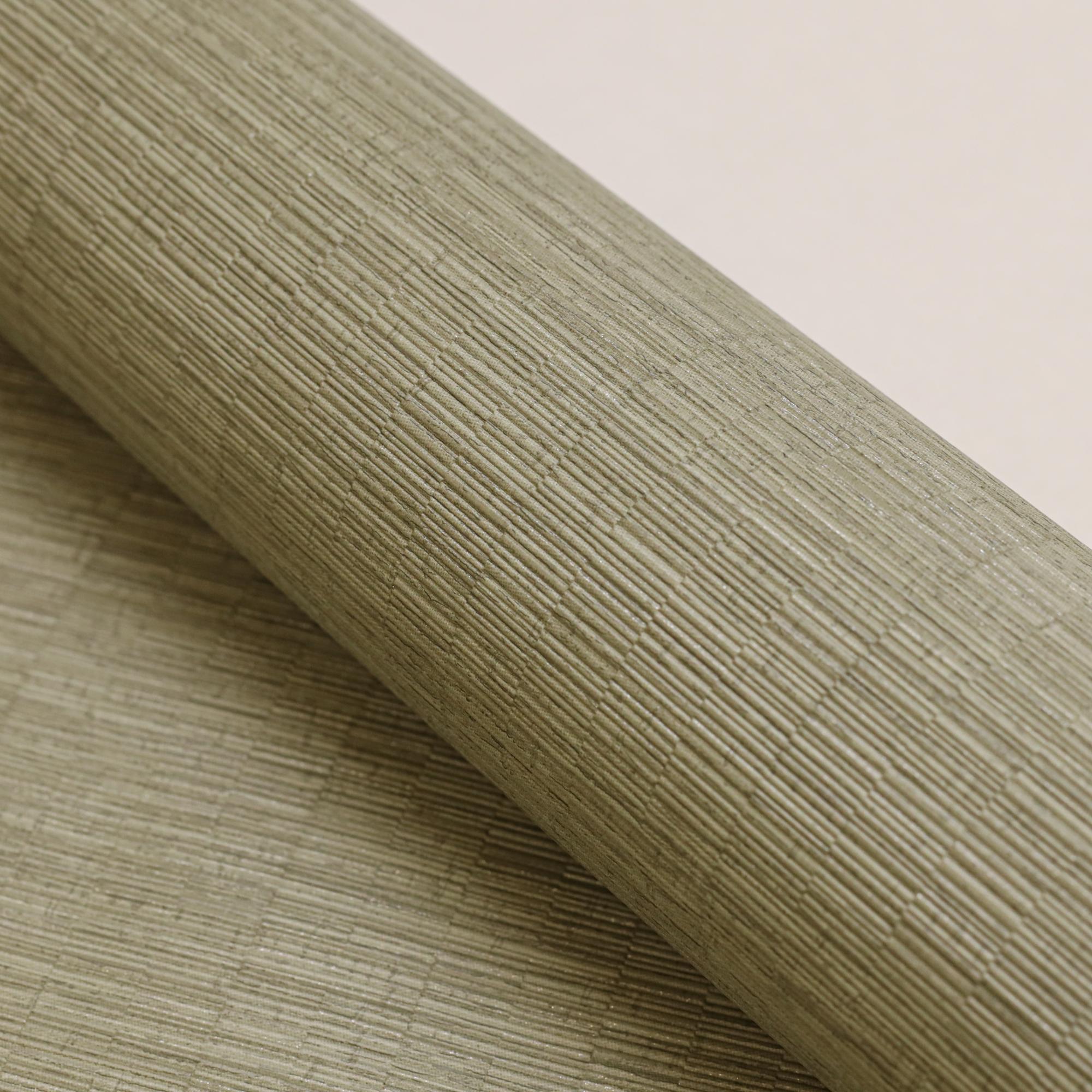 Обои Vlies Line Mir Oboev/Erismann, винил горячего тиснения на флизелиновой основе, 1,06*10м, Зелёный мотив