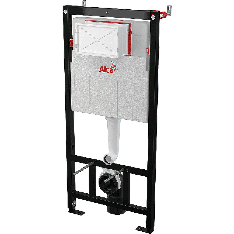 Инсталляция для унитаза Alca Plast 3в1, кнопка смыва белая