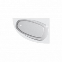 Ванна ТИОРА литой мрамор правая 1550х1050 с ножками Ванна ТИОРА литой мрамор правая 1550х1050 с ножками