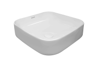 Раковина Kerald 390*390*130 мм накладная, белый Раковина Kerald 390*390*130 мм накладная, белый