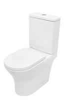 Унитаз-компакт Kerald VIRGO безободковый Торнадо,665*350*830мм, сиденье дюропласт, микролифт (soft close)  Унитаз-компакт Kerald VIRGO безободковый Торнадо,665*350*830мм, сиденье дюропласт, микролифт (soft close)