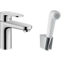 Смеситель для раковины Hansgrohe Vernis Blend с гигиеническим душем Хром (71215000)