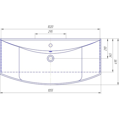 АЛЛЕГРО 105 Тумба на ножках, три ящика с раковиной СТИЛЬ 105 (Ш105,5хВ87хГ49,5) в Сочи и Адлере АЛЛЕГРО 105 Тумба на ножках, три ящика с раковиной СТИЛЬ 105 (Ш105,5хВ87хГ49,5) в Сочи и Адлере