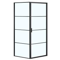 Душевое ограждение Azario RICHMOND 100*100*195 R, без поддона, 6 мм профиль