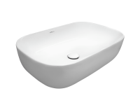 Раковина Kerald 610*400*145 мм накладная, белый  Раковина Kerald 610*400*145 мм накладная, белый