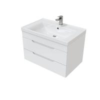 Soho Quadro 80/2 тумба подвесная с доводчиком (дополнительно раковина Deep-80)