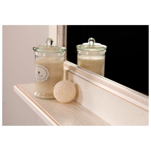 ЖЕРОНА 105 зеркало белое серебро+светильник MAGALI(FU003964) (2шт) в Сочи и Адлере