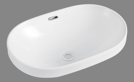 BB1004 Раковина керамическая полувстраиваемая 600x400x190мм