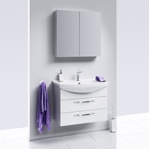 АЛЛЕГРО 75 Тумба подвесная, два ящика с раковиной СТИЛЬ 75 (Ш76хВ58,6хГ48,5) Agr.01.07/2+Стиль 75  в Сочи и Адлере АЛЛЕГРО 75 Тумба подвесная, два ящика с раковиной СТИЛЬ 75 (Ш76хВ58,6хГ48,5) Agr.01.07/2+Стиль 75  в Сочи и Адлере