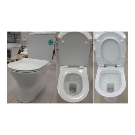 LEON Сиденье с тонкой крышкой микролифт в Сочи и Адлере