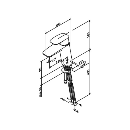 Spirit V2.1 смеситель для умывальника, хром в Сочи и Адлере
