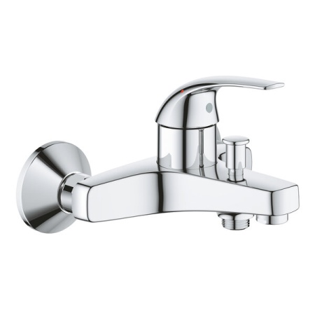 23599000 Смеситель для ванны GROHE BauCurve, настенный монтаж