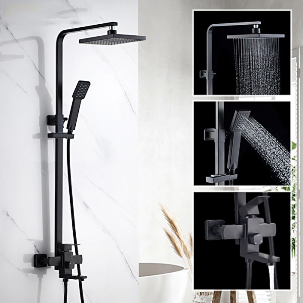 Душевая стойка со смесителем Ledeme L72433B в Сочи и Адлере