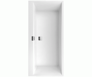 SQUARO EDGE 12 Ванна 180*80см с ножками и слив-перелив белый/хром SQUARO EDGE 12 Ванна 180*80см с ножками и слив-перелив белый/хром