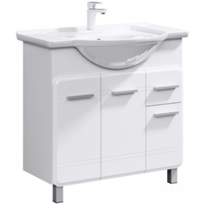 КОРСИКА 85 Тумба на ножках, три двери и ящик, с раковиной СТИЛЬ 85 (Ш88хВ85хГ51) Kor.01.08+Стиль 85  КОРСИКА 85 Тумба на ножках, три двери и ящик, с раковиной СТИЛЬ 85 (Ш88хВ85хГ51) Kor.01.08+Стиль 85