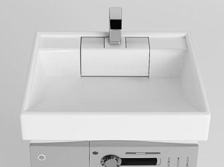 Раковина на стиральную машину Рейн 60, белая в Сочи и Адлере