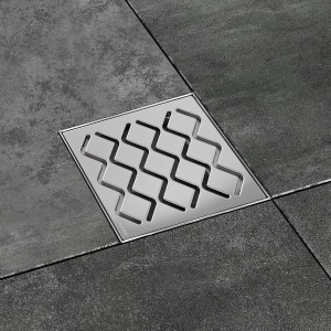 SN501 душевой трап 105х105/50 - stainless в Сочи и Адлере