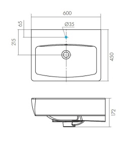 Нео 60 Умывальник в Сочи и Адлере Нео 60 Умывальник в Сочи и Адлере