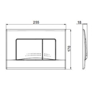 Смывная клавиша ACTIVE PI 32 B хром (только в комплекте для ПЭК DAMA SENSO) (выписывается к 213730) в Сочи и Адлере Смывная клавиша ACTIVE PI 32 B хром (только в комплекте для ПЭК DAMA SENSO) (выписывается к 213730) в Сочи и Адлере