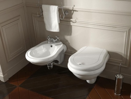 KERASAN Retro Унитаз подвесной 52*38см, цвет белый в Сочи и Адлере