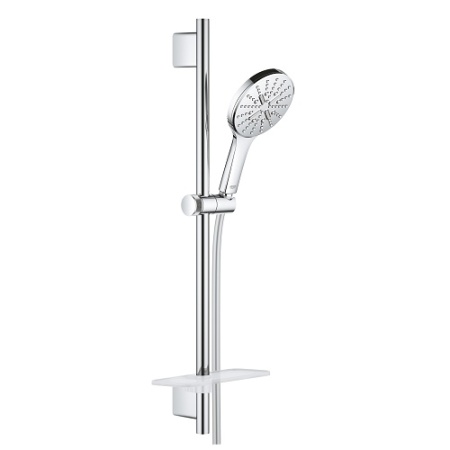 26575000 GROHE RainShower SmartActive 130 Душевой гарнитур, круглый ручной душ, 3 режима струи