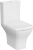 9843B003-7201 Polar Напольный безободковый унитаз Open-back с бачком и сиденьем микролифт 9843B003-7201 Polar Напольный безободковый унитаз Open-back с бачком и сиденьем микролифт