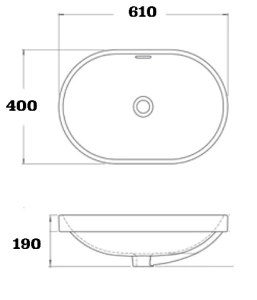 Раковина Mira MR-6140C в Сочи и Адлере Раковина Mira MR-6140C в Сочи и Адлере