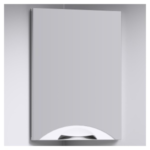 ДЕЛЬТА Шкафчик навесной угловой с зеркалом ДЕЛЬТА Шкафчик навесной угловой с зеркалом
