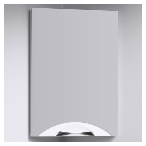 ДЕЛЬТА Шкафчик навесной угловой с зеркалом ДЕЛЬТА Шкафчик навесной угловой с зеркалом