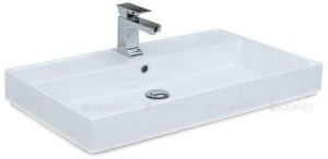 Раковина для тумбы Aquanet Латина 75 Раковина для тумбы Aquanet Латина 75