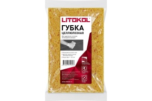 Губка целлюлозная для уборки эпоксид затирки ЛИТОКОЛ (Арт.130R) в Сочи и Адлере Губка целлюлозная для уборки эпоксид затирки ЛИТОКОЛ (Арт.130R) в Сочи и Адлере