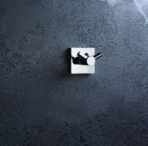 BETA: Крючок двойной для одежды 55x55x50мм, хром (Чешская Республика) в Сочи и Адлере