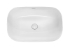 Раковина Kerald 610*400*145 мм накладная, белый  в Сочи и Адлере