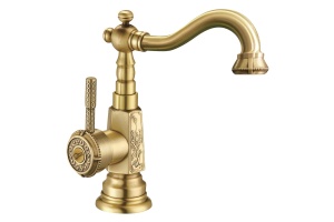 Смеситель Lemark Jasmine LM6604B для кухни/умывальника с поворотным изливом, бронза Смеситель Lemark Jasmine LM6604B для кухни/умывальника с поворотным изливом, бронза