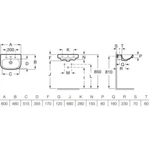 Раковина DEBBA 600*480*170 в Сочи и Адлере Раковина DEBBA 600*480*170 в Сочи и Адлере