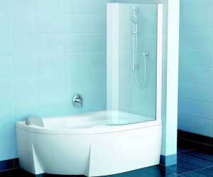 Шторка д/ванны EVSK1-P 75 ROSA транспарент Шторка д/ванны EVSK1-P 75 ROSA транспарент