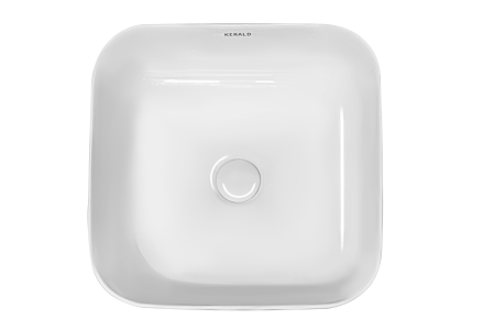 Раковина Kerald 390*390*130 мм накладная, белый в Сочи и Адлере Раковина Kerald 390*390*130 мм накладная, белый в Сочи и Адлере