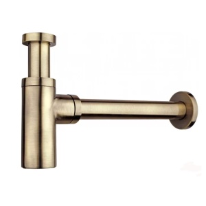 Сифон для умывальника Ø32 DESIGN ANTIC, круглый Бронза Сифон для умывальника Ø32 DESIGN ANTIC, круглый Бронза