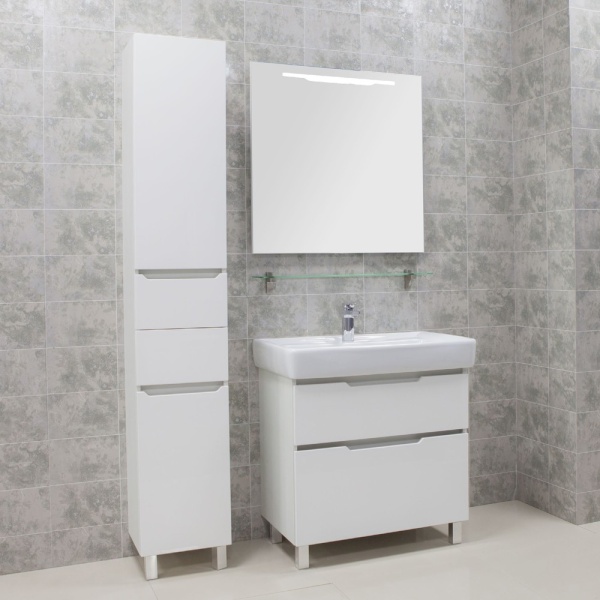 Дакота 80 Тумба-умывальник (белый/выб.дерево) (раковина приобретается отдельноТигода 80) в Сочи и Адлере Дакота 80 Тумба-умывальник (белый/выб.дерево) (раковина приобретается отдельноТигода 80) в Сочи и Адлере