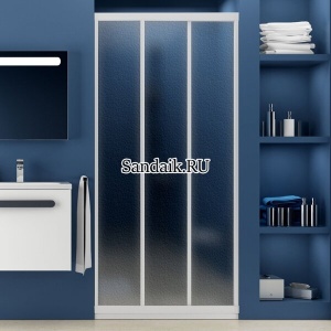 Душевая дверь Supernova ASDP3-90 белый+перл