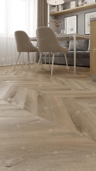 Alpine Floor LVT Дуб Синистра Chevron 555×127×2,5 мм (1.974м2), 28шт (14А+14B) в Сочи и Адлере