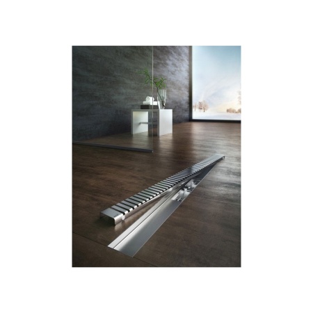 Решетка для водоотводящего желоба (сталь) Alca Plast 850 мм в Сочи и Адлере