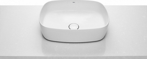 7327500000 Раковина Roca Inspira Soft 37х50х14 см, накладная  7327500000 Раковина Roca Inspira Soft 37х50х14 см, накладная
