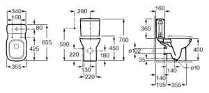 DEBBA Бачок, н/п, двойной слив 3/4,5л в Сочи и Адлере DEBBA Бачок, н/п, двойной слив 3/4,5л в Сочи и Адлере